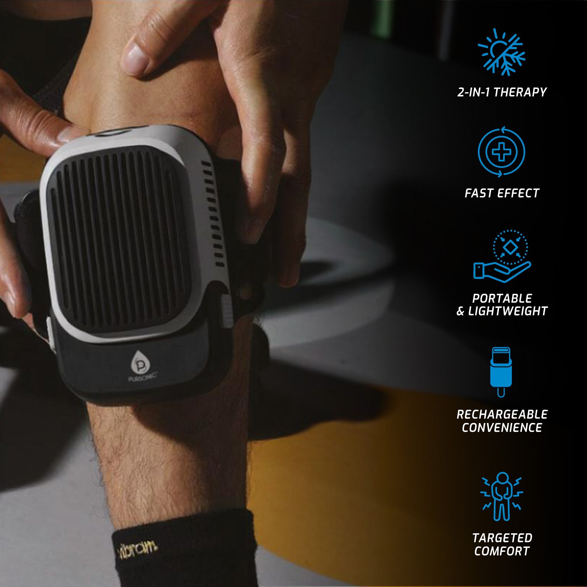 The Ultimate Muscle Recovery Duo: Hot & Cold Massager + Deep Tissue Massage Gun