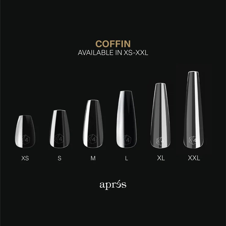Apres - Gel-X Sculpted Coffin Short Box of Tips 2.0, 600pcs
