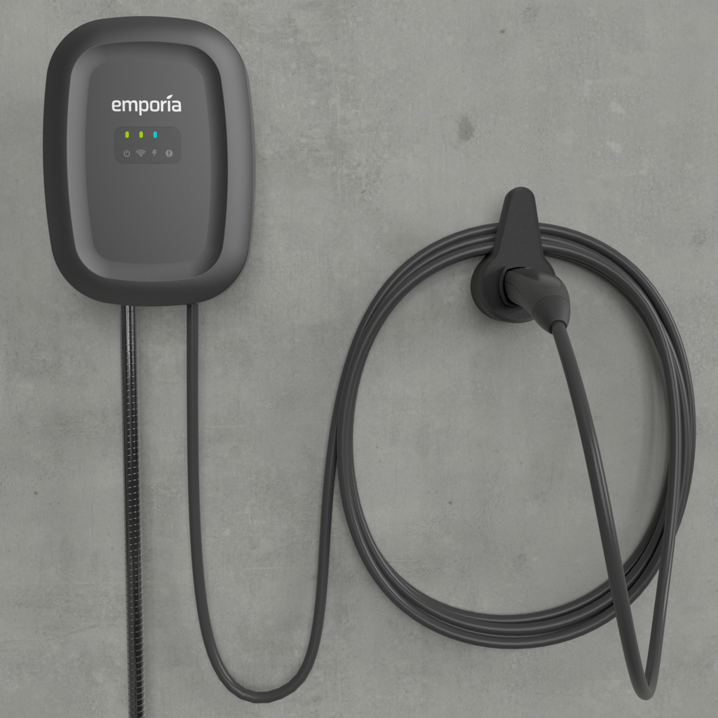 SolarFlares Classic EV Charger 40A Level 2 Home Charging Station with J1772 Connector