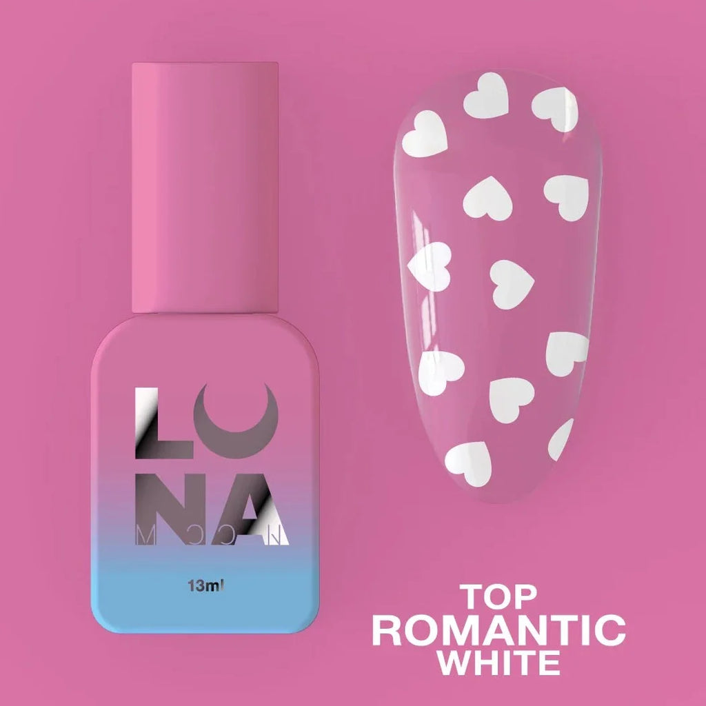 LUNA Top Romantic White