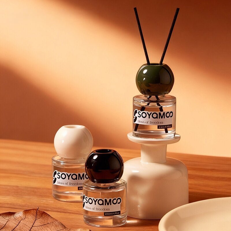 Zen Wood & Tea Forest Mini Round Car Diffuser – 50ml